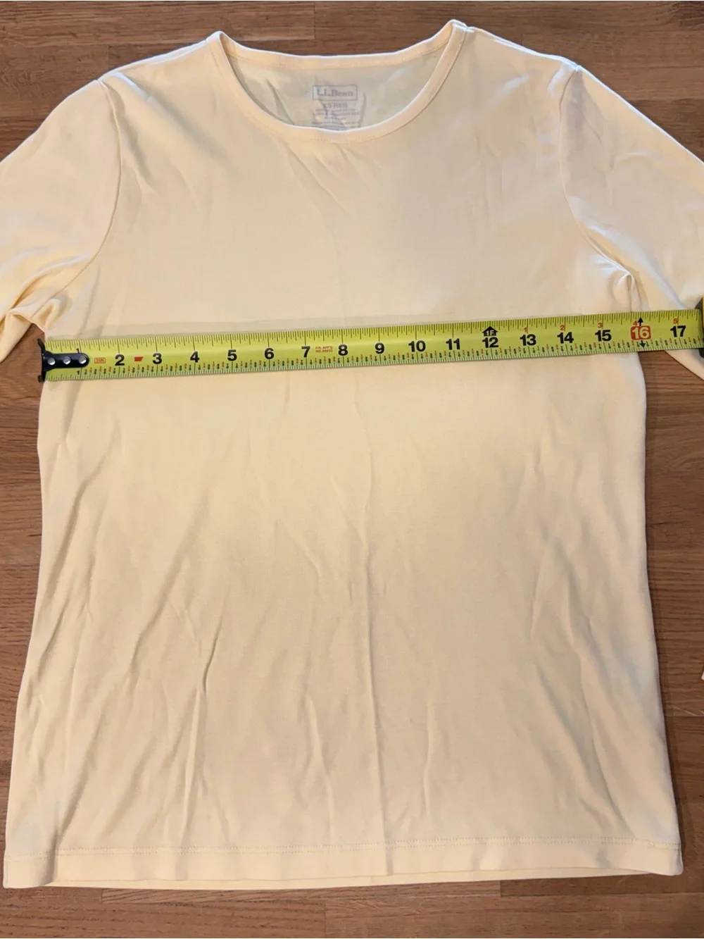 Women's Pima Cotton Shaped Tee, Three-Quarter-Sleeve Jewelneck